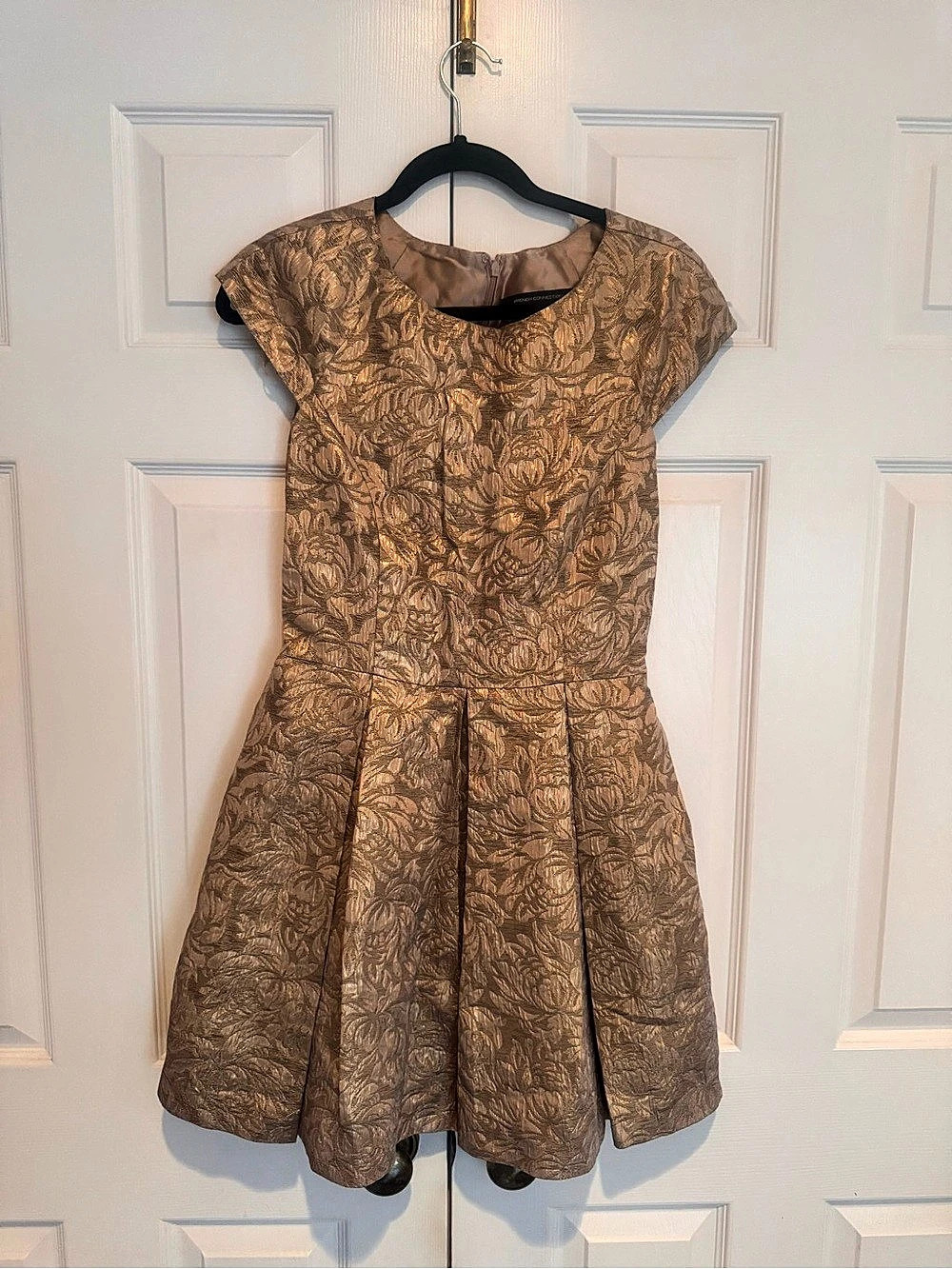 French Connection Floral Brocade Mini Dress